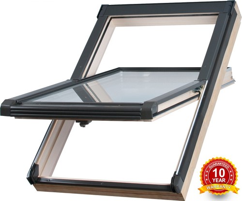 Wooden timber roof window x - wooden,