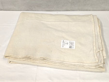 Genuine British Army Vintage Wool Thick Woolen Blanket 2.2m x 1.6m - Dated 1985