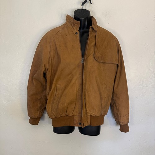 Marlboro leather bomber jacket - leather,