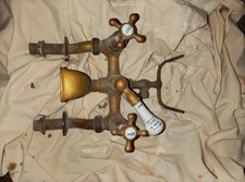 Vintage 1930s solid brass and