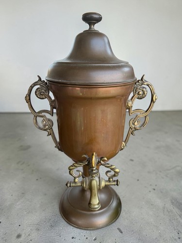 Antique copper samovar - copper,