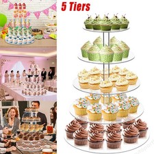 5 Tier Round Cupcake Stand