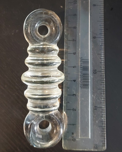 Vintage clear glass - 4, coil
