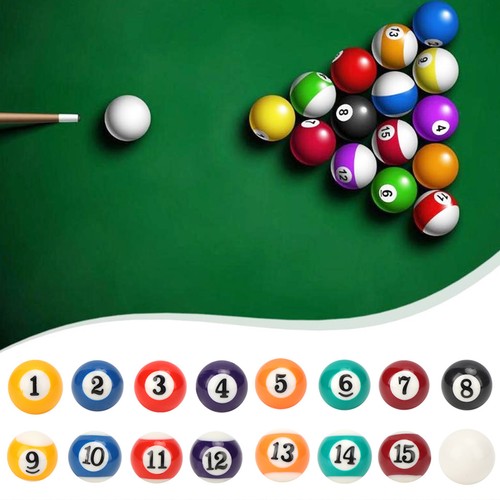 Mini resin billiard balls - resin,