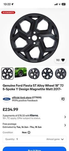 Genuine ford fiesta - fiesta, st3