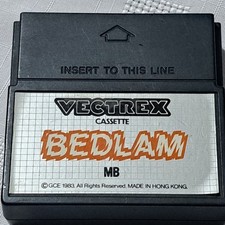 Vectrex Bedlam Game Cartridge