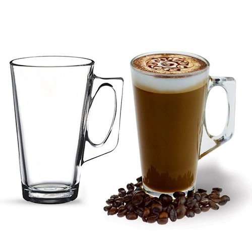 Ansio large latte glass coffee - ansio,