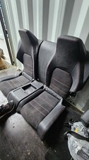 MERCEDES C250 W204 2014 REAR SET OF SEAT COUPE RED STITCHING