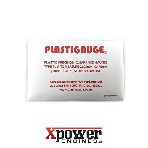 Plastigauge precision bearing