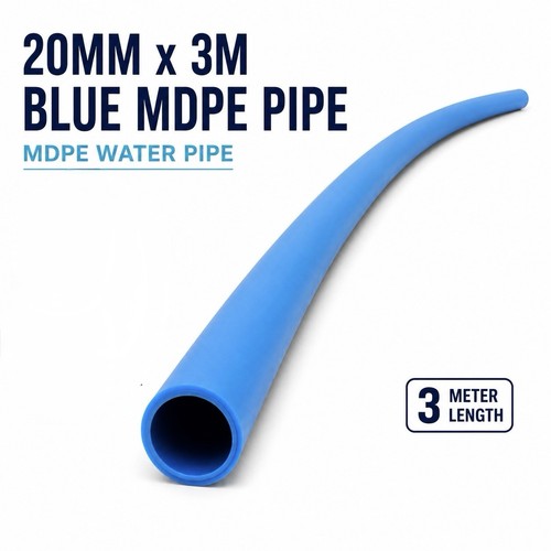 20mm blue mdpe - 20mm, pipe