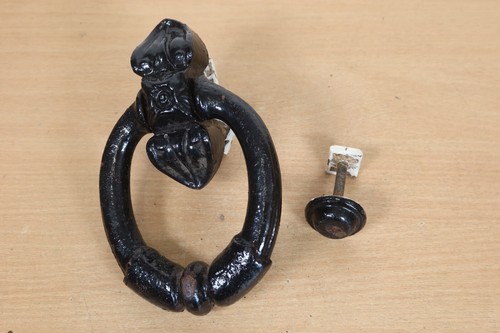 Antique large door knocker - large,