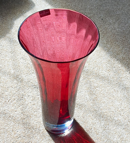 Dartington crystal red - crystal, red/clear