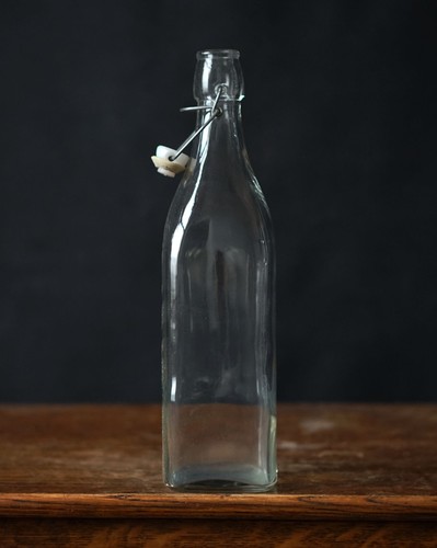 Vintage glass swing top - vintage, bottle