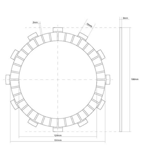 Fcc crankset single clutch - single,