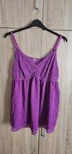 Sexy Purple Lacey Baby Doll And Matching Thong Tags Removed But Never Worn 22/24