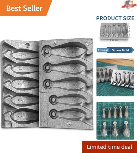 Fishing sinkers made easy - made,