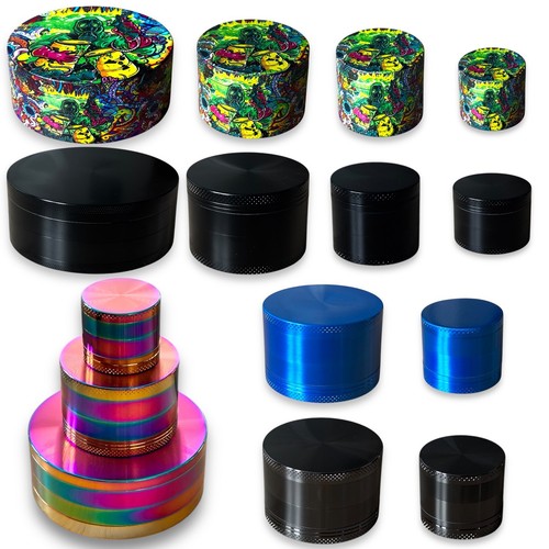 Black metal aluminium - black, 4-part