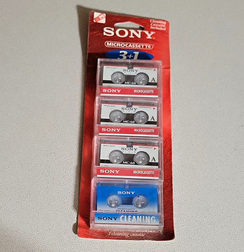 Sony microcassette tapes - mc-60,