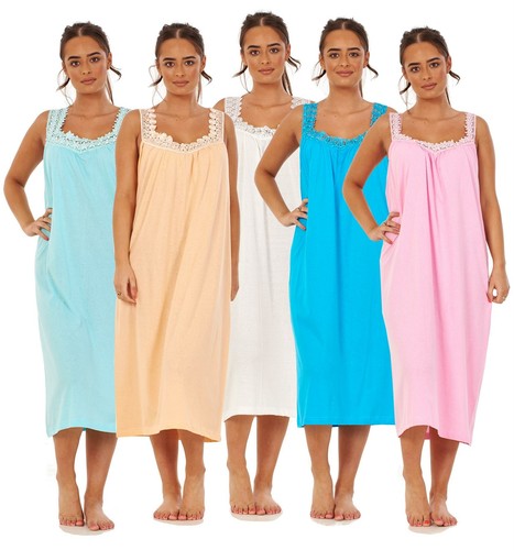 Ladies plain nightdress 100 - ladies, 100%