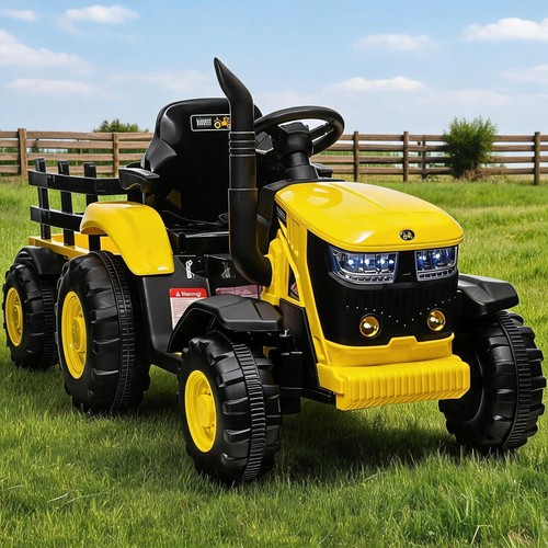 Kids ride tractor - kids,