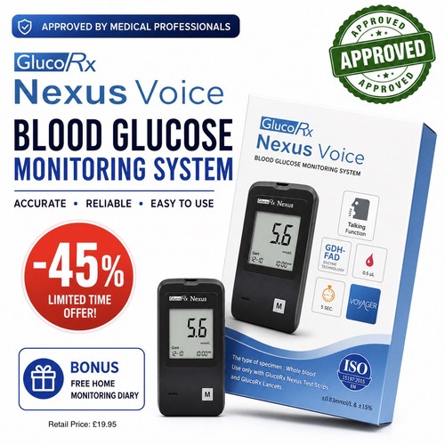 Glucorx nexus voice blood - glucorx,