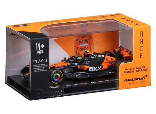 Lando norris bburago 2025 - lando, 1:43