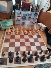 A Vintage Chavet  Chess Pieces