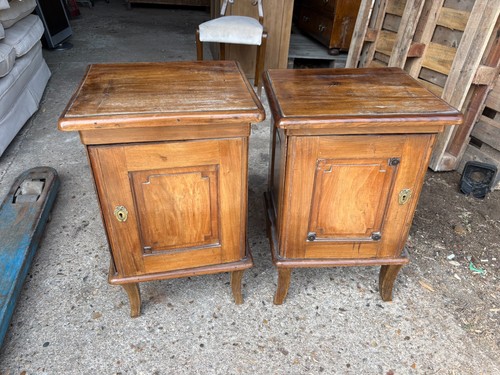 Antique bedside cabinet - antique,
