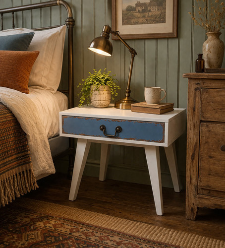 Alchemy side table rustic - alchemy,