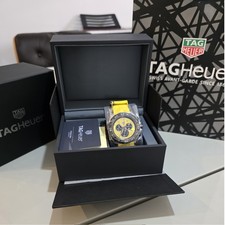 Tag Heuer 43mm Formula 1 Chronograph Yellow Quartz Men's Watch CAZ101AM.FT8054