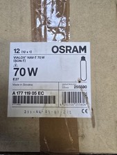 Box of 14 OSRAM VIALOX NAV-T 70W (SON-T) LIGHT BULB E27 new