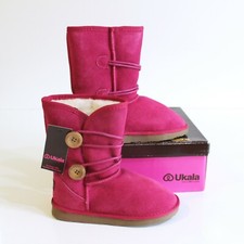 Ukala Emu Girl's Pink Suede