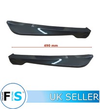 UNIVERSAL FRONT LIP ROCKER SPLITTER SPOILER CANARD GLOSS BLACK 49CM -FRD3