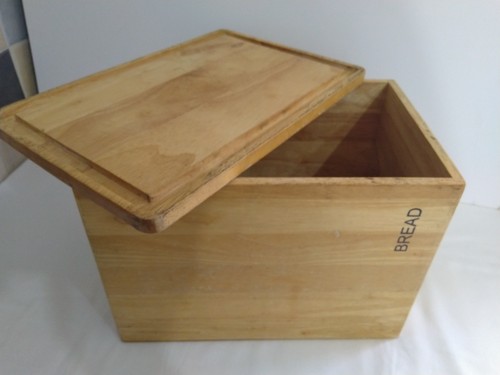Debenhams wooden bread bin - wooden,