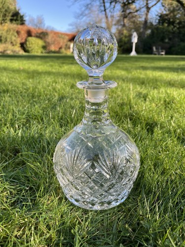 Royal scot decanter - hand, cut