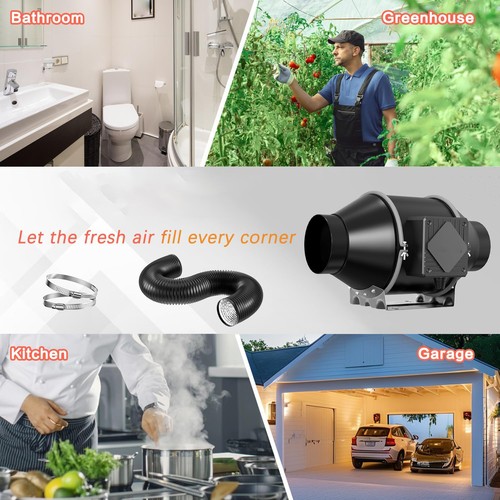 Bathroom extractor fan kit - fan,