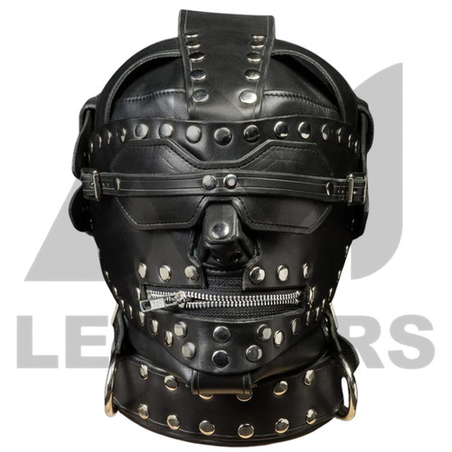Handcrafted real leather hood - handcrafted,