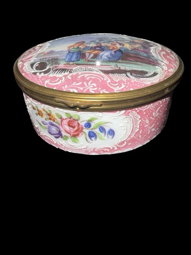Antique round battersea - antique,