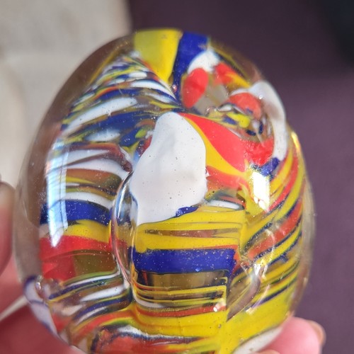 Art glass paperweight sphere - paperweight,