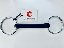 Loose Ring Rubber Mouth Snaffle Bit (UKSALES25®) *SAME DAY DISPATCH*