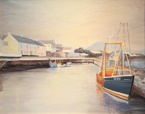 Original irish art oil - original,