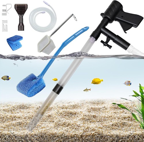 Aquarium gravel cleaner with - gravel,