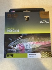 Rio Gold ELITE Fly Line, WF6F, Moss/Gold/Gray, New In Box