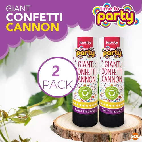 Giant party confetti cannons - confetti,
