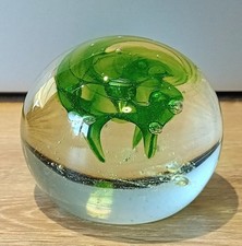 Vintage 1975 Paperweight Caithness Scotland "Vortex" Limited Edition 154/1000