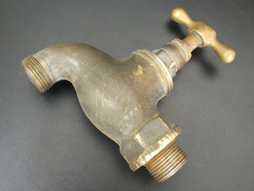 Large vintage brass - water, tap