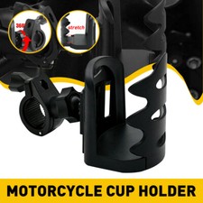 Motorcycle Motorbike Drink Cup Holder Handlebar Bottle Adapter Beverage Support