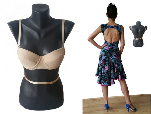 Criss cross bra for - open, back