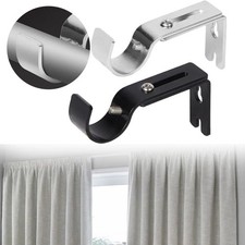 2pcs Metal Curtain Rod Rail