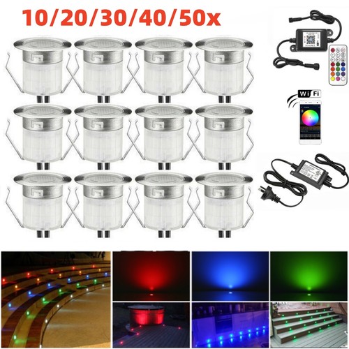 ø30m rgb led decking lights - Ø30m,